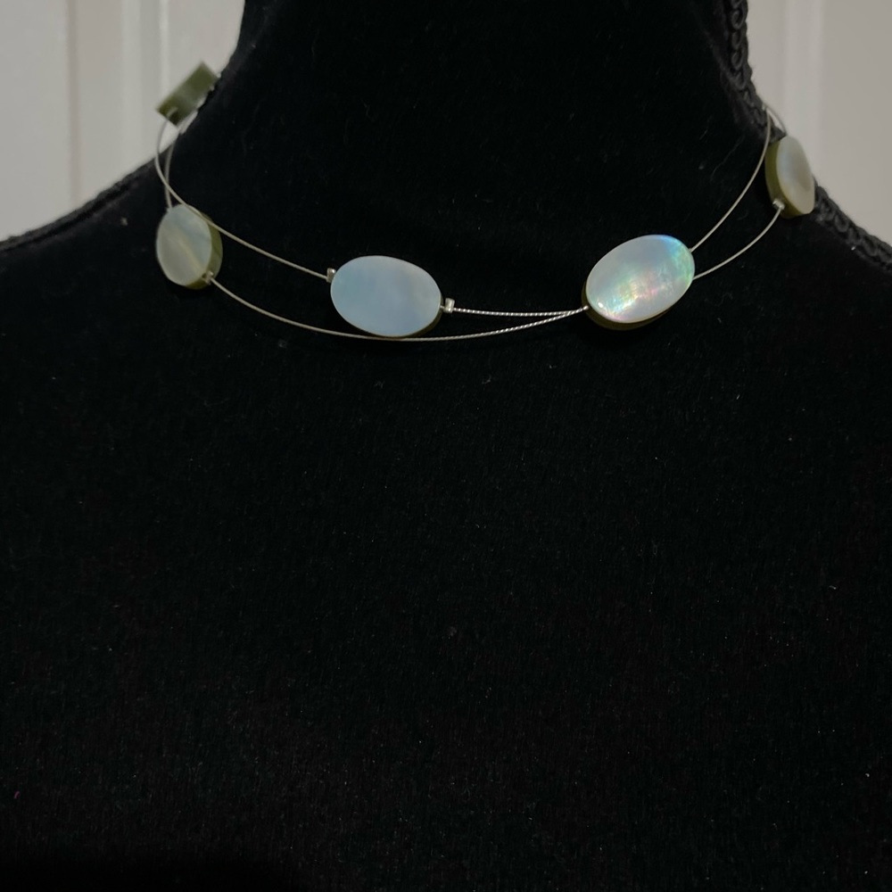 Beautiful Iridescent Statement Necklace. - image 3
